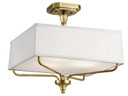 Semi-Flush Mts. Drum Shade by Kichler ( 12 | 43309NBR Arlo ) 