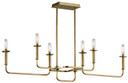 Linear/Island 4 Light + by Kichler ( 12 | 43362NBR Alden ) 