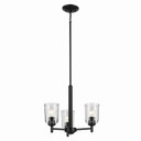 Mini Chandeliers Glass Shade by Kichler ( 12 | 43670BKCLR Shailene ) 