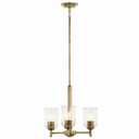 Mini Chandeliers Glass Shade by Kichler ( 12 | 43670NBRCLR Shailene ) 
