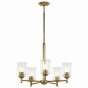 Mid. Chandeliers Glass Up by Kichler ( 12 | 43671NBRCLR Shailene ) 