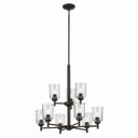 Mid. Chandeliers Glass Up by Kichler ( 12 | 43672OZCLR Shailene ) 