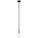 Mini Pendants Glass Down by Kichler ( 12 | 43674BK Shailene ) 