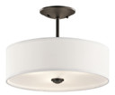 Semi-Flush Mts. Drum Shade by Kichler ( 12 | 43675OZ Shailene ) 