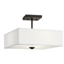 Semi-Flush Mts. Drum Shade by Kichler ( 12 | 43691OZ Shailene ) 