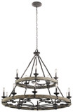 Large Chandeliers Candle by Kichler ( 12 | 43826WZC Taulbee ) 