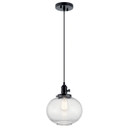 Mini Pendants Glass Down by Kichler ( 12 | 43852BK Avery ) 