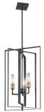 Foyer/Hall Lanterns Open Frame by Kichler ( 12 | 43983BK Taubert ) 