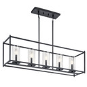 Linear/Island 4 Light + by Kichler ( 12 | 43995BK Crosby ) 