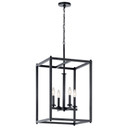 Foyer/Hall Lanterns Open Frame by Kichler ( 12 | 43998BK Crosby ) 