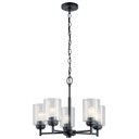 Mid. Chandeliers Glass Up by Kichler ( 12 | 44030BK Winslow ) 