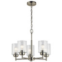 Mid. Chandeliers Glass Up by Kichler ( 12 | 44030NI Winslow ) 
