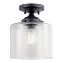 Semi-Flush Mts. Glass Down by Kichler ( 12 | 44033BK Winslow ) 