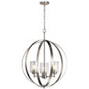 Mid. Chandeliers Glass Up by Kichler ( 12 | 44034NI Winslow ) 