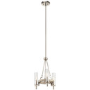 Mini Chandeliers Glass Shade by Kichler ( 12 | 44286WWW Telan ) 