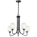 Mid. Chandeliers Glass Up by Kichler ( 12 | 44377BK Valserrano ) 