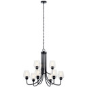 Mid. Chandeliers Glass Up by Kichler ( 12 | 44378BKCS Valserrano ) 