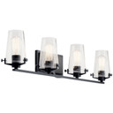 Bathroom Fixtures Four Lights by Kichler ( 12 | 45298BK Alton ) 