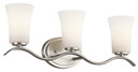 Bathroom Fixtures Three Lights by Kichler ( 12 | 45376NI Armida ) 