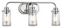 Bathroom Fixtures Three Lights by Kichler ( 12 | 45459CH Braelyn ) 