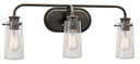 Bathroom Fixtures Three Lights by Kichler ( 12 | 45459OZ Braelyn ) 