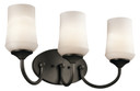 Bathroom Fixtures Three Lights by Kichler ( 12 | 45570OZ Aubrey ) 