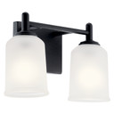 Bathroom Fixtures Two Lights by Kichler ( 12 | 45573BK Shailene ) 