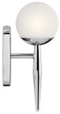 Sconces Single Glass by Kichler ( 12 | 45580CH Jasper ) 