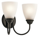 Bathroom Fixtures Two Lights by Kichler ( 12 | 45638OZ Jolie ) 