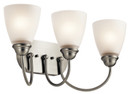 Bathroom Fixtures Three Lights by Kichler ( 12 | 45639NI Jolie ) 