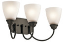 Bathroom Fixtures Three Lights by Kichler ( 12 | 45639OZ Jolie ) 
