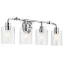 Bathroom Fixtures Four Lights by Kichler ( 12 | 45667CH Gunnison ) 