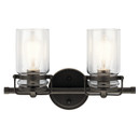Bathroom Fixtures Two Lights by Kichler ( 12 | 45688OZ Brinley ) 
