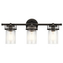 Bathroom Fixtures Three Lights by Kichler ( 12 | 45689OZ Brinley ) 