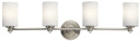 Bathroom Fixtures Four Lights by Kichler ( 12 | 45924NI Joelson ) 