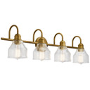 Bathroom Fixtures Four Lights by Kichler ( 12 | 45974NBR Avery ) 