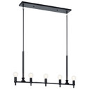 Linear/Island 4 Light + by Kichler ( 12 | 52425BK Torvee ) 