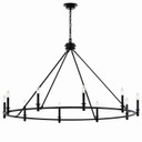 Large Chandeliers Candle by Kichler ( 12 | 52707BK Carrick ) 