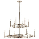 Large Chandeliers Candle by Kichler ( 12 | 52428PN Tolani ) 