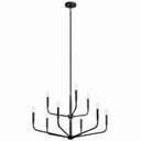 Mid. Chandeliers Candle by Kichler ( 12 | 52720BK Madden ) 