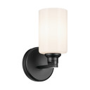 Sconces Single Glass by Kichler ( 12 | 55224BK Gioe ) 