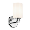 Sconces Single Glass by Kichler ( 12 | 55224CH Gioe ) 