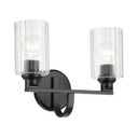 Bathroom Fixtures Two Lights by Kichler ( 12 | 55225BKFLU Gioe ) 