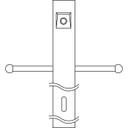 Exterior Posts by Kichler ( 12 | 49904BK Accessory ) 