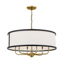 Mid. Chandeliers Drum Shade by Kichler ( 12 | 52466NBR Heddle ) 
