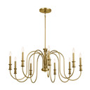 Mid. Chandeliers Candle by Kichler ( 12 | 52471NBR Karthe ) 