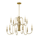 Mid. Chandeliers Candle by Kichler ( 12 | 52472NBR Karthe ) 