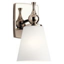 Sconces Single Glass by Kichler ( 12 | 55090PN Cosabella ) 