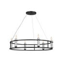 Mid. Chandeliers Candle by Kichler ( 12 | 52490BK Rosalind ) 
