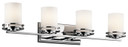 Bathroom Fixtures Four Lights by Kichler ( 12 | 5079CH Hendrik ) 